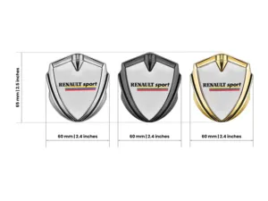 Renault Cupolato Emblema Badge Stile Pro Inox Pro